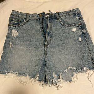 Zara Denim Curt Off Shorts